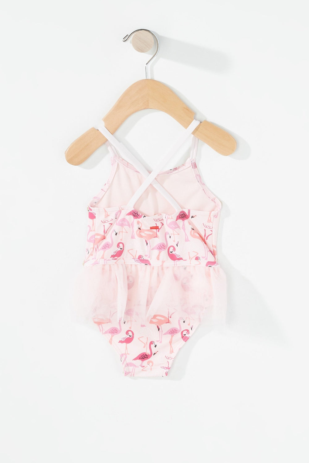 Kids Maillot de bain ballerine une-pièce croisé au dos pour bébé fille Rose