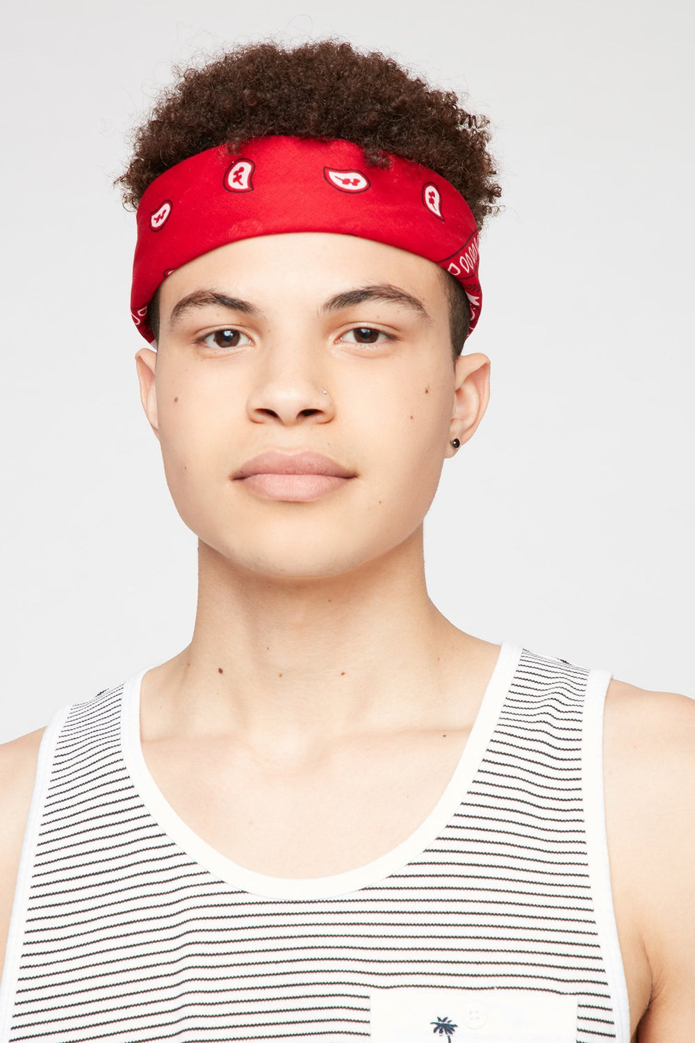 Men Bandana de style festival Rouge