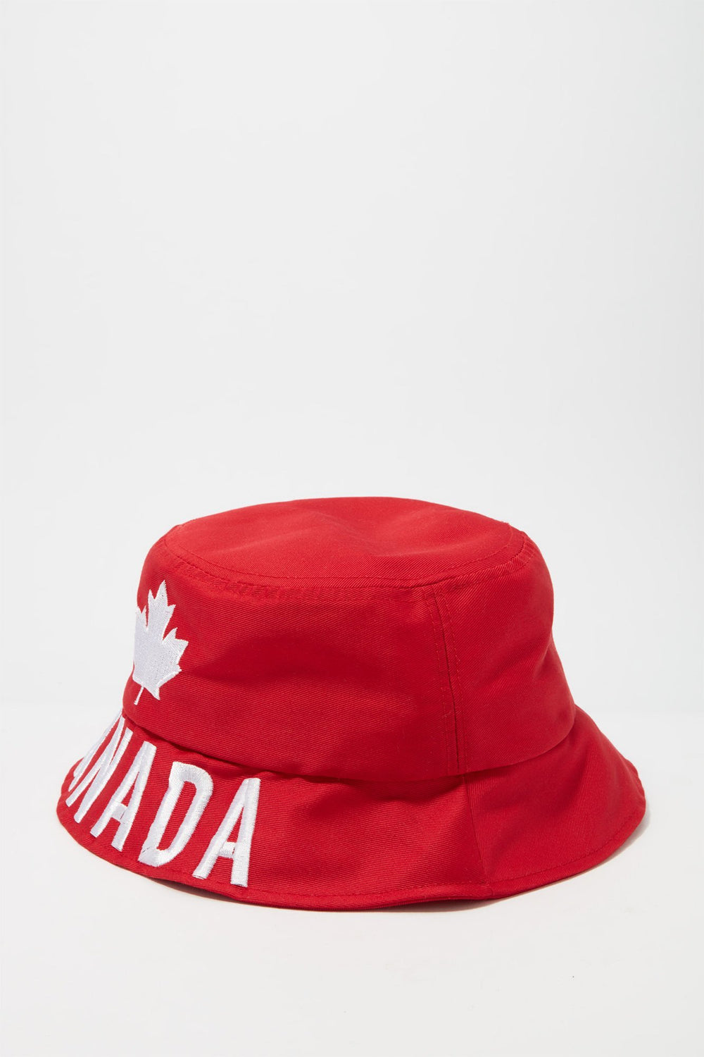 Men Women Chapeau avec broderie Canada Rouge