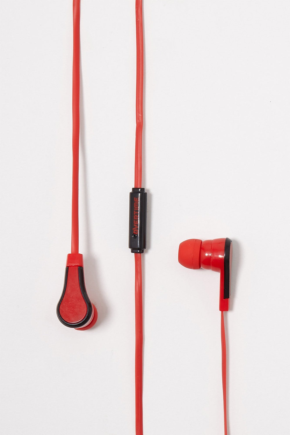 Men Women Écouteurs intraauriculaires avec microphone Rouge