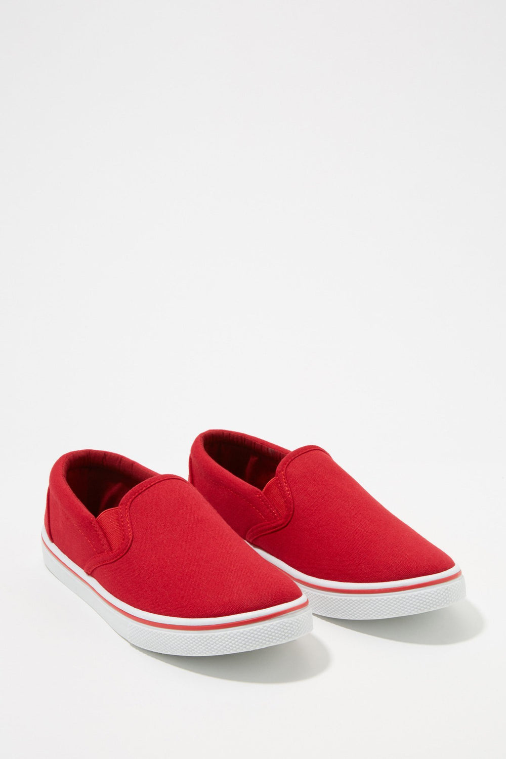 Women Espadrilles en toile à enfiler classiques Rouge
