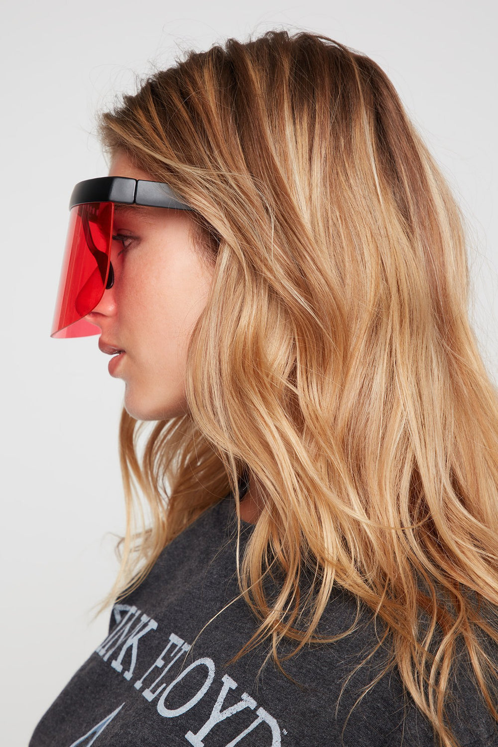 Lunettes de soleil colorées Rouge