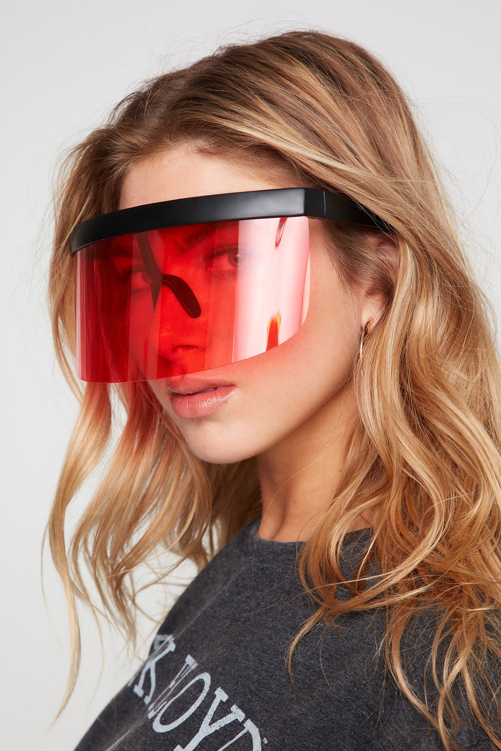 Lunettes de soleil colorées Rouge