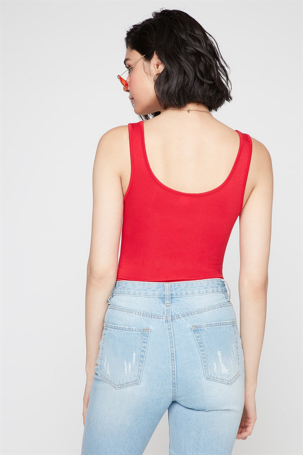 Women Maillot à imprimé Everyone Loves A Canadian Girl Rouge