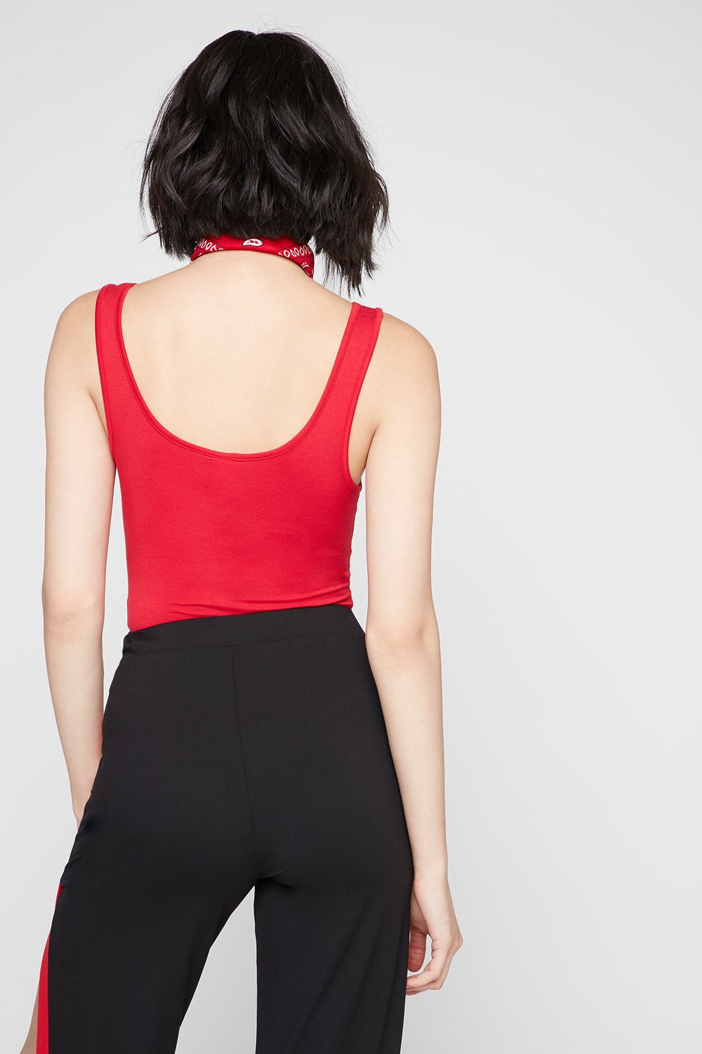 Women Maillot à imprimé Kiss Me I'm Canadian Rouge