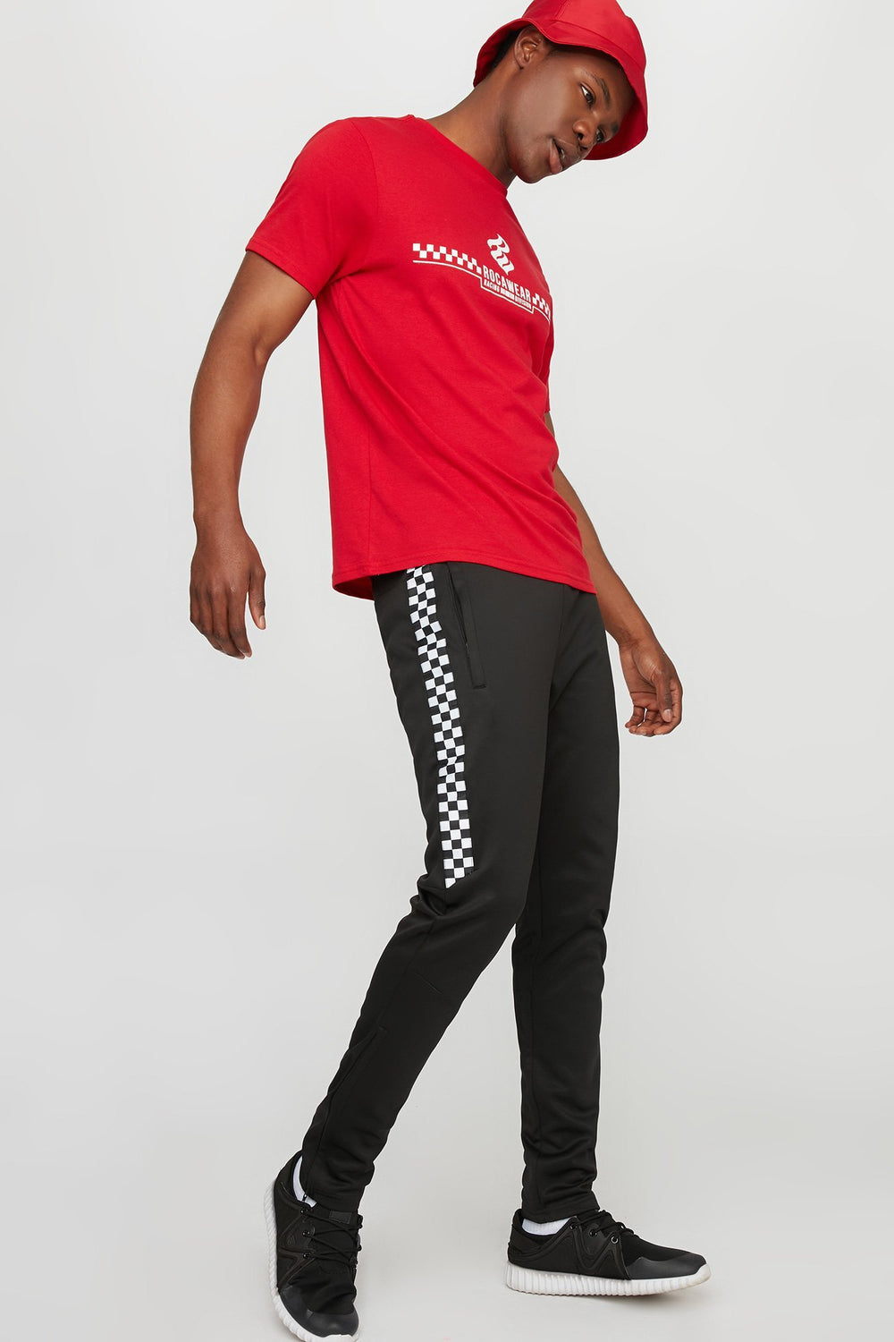 Men T-shirt Rocawear à imprimé Racing Division Rouge