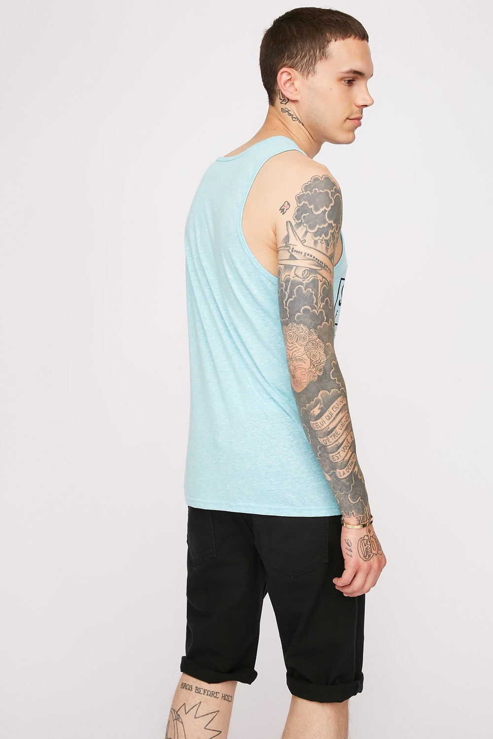 Men California Summer Festival Graphic Tank Sage