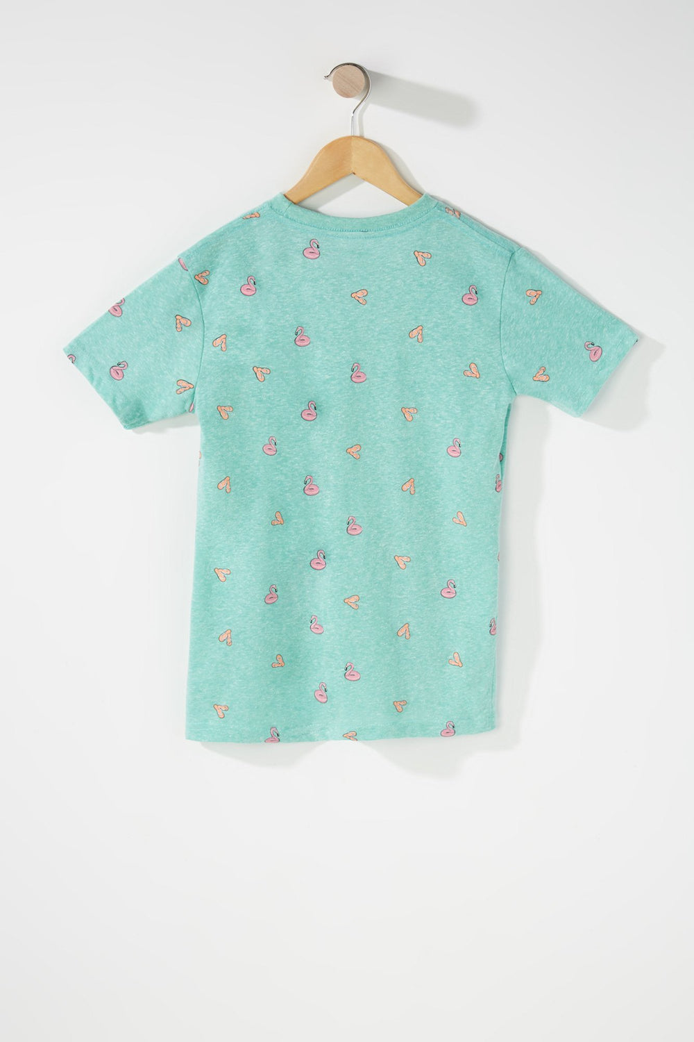 Kids Boys Crewneck Graphic T-Shirt Sage