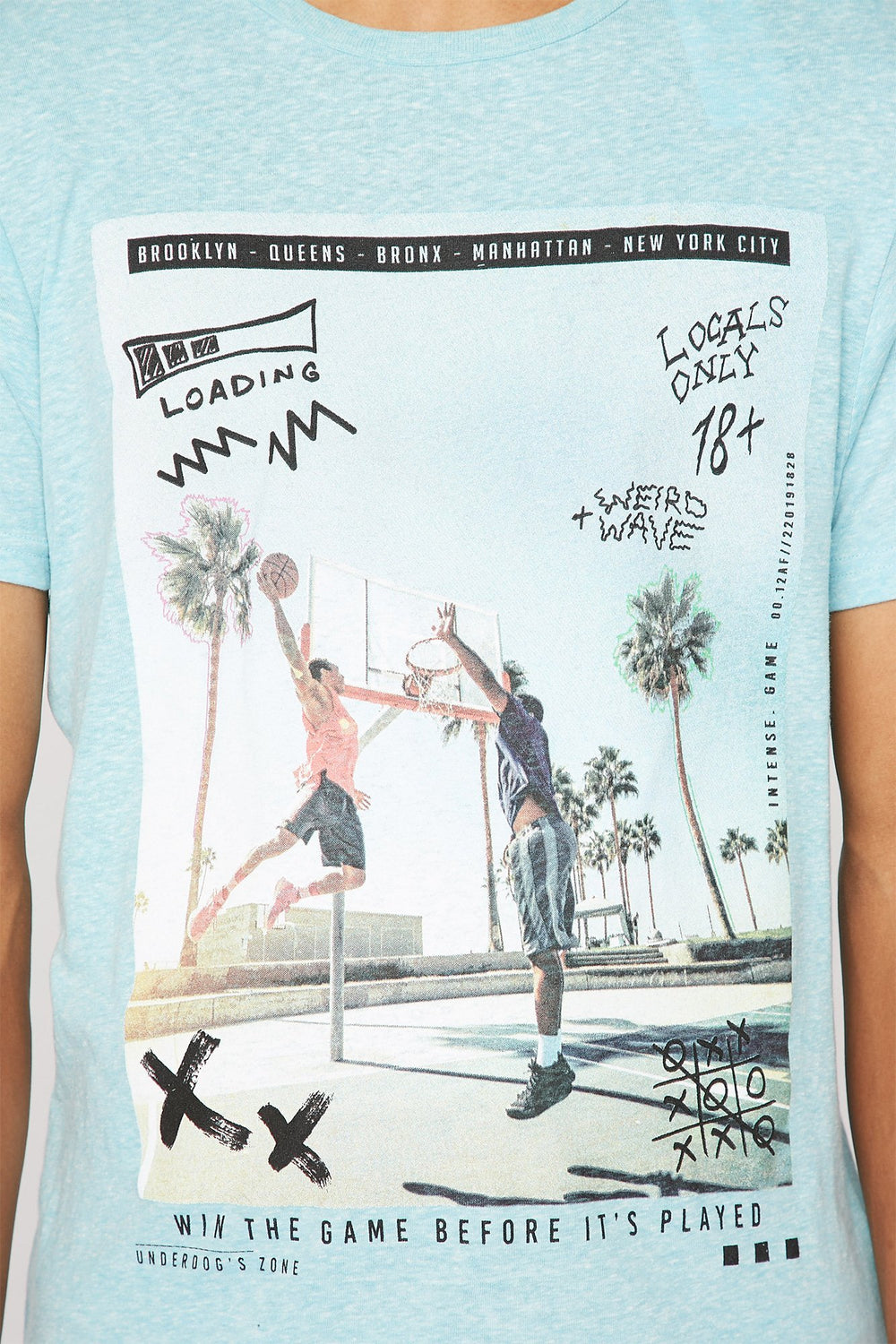 Men T-shirt à imprimé Win The Game Before It's Played Sarcelle