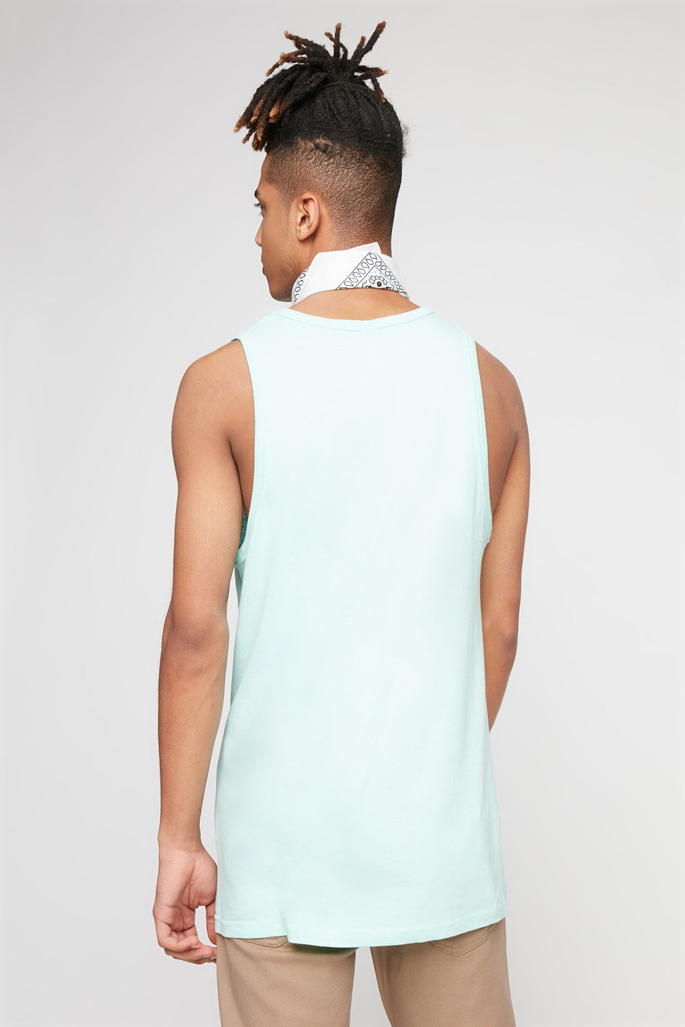 Men Débardeur à imprimé Floral Vibes Sauge