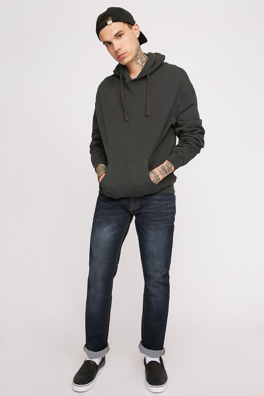 Men Dark Wash Stretch Slim Jean Dark Wash Stretch Slim Jean