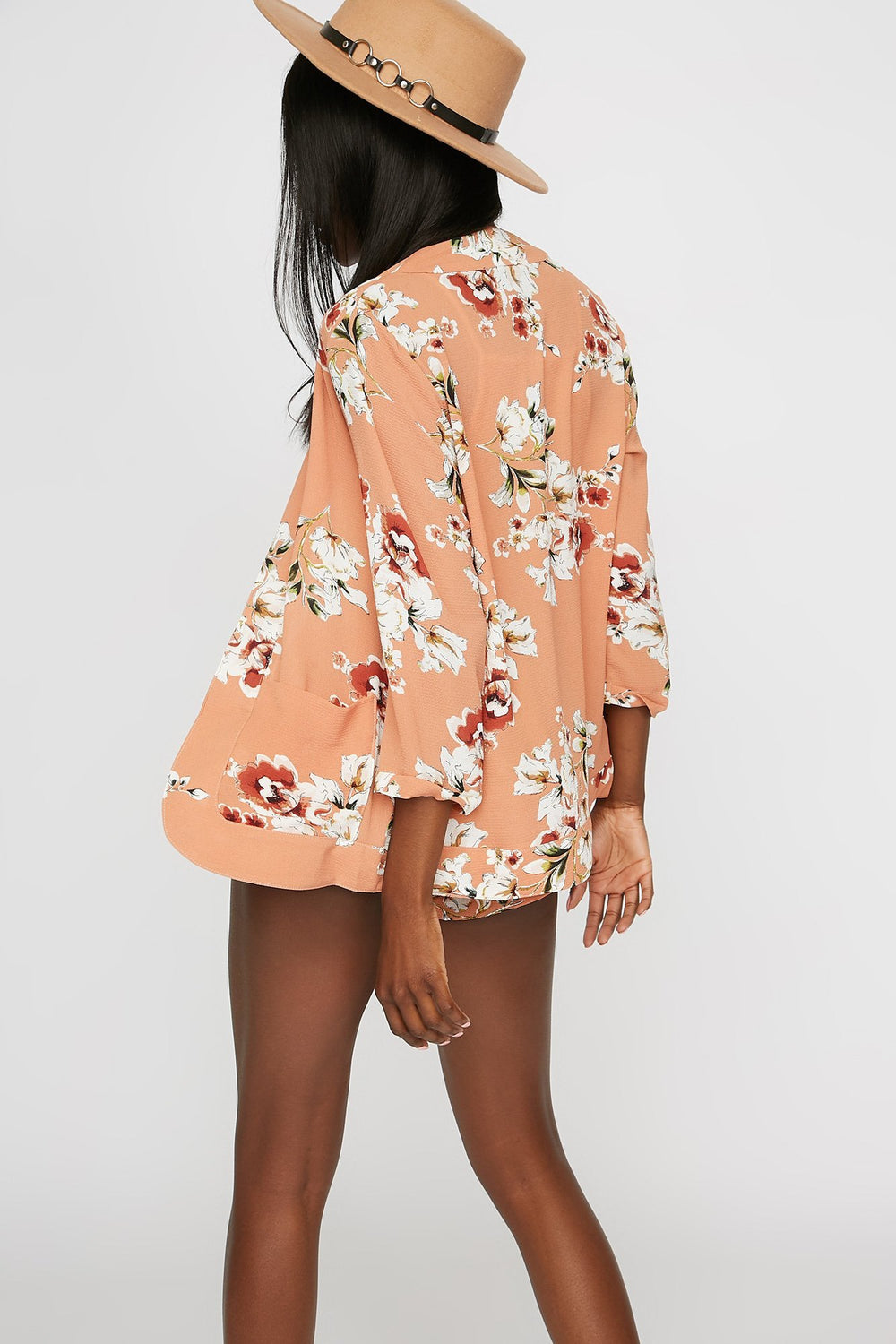 Women Kimono ouvert fleuri Varié
