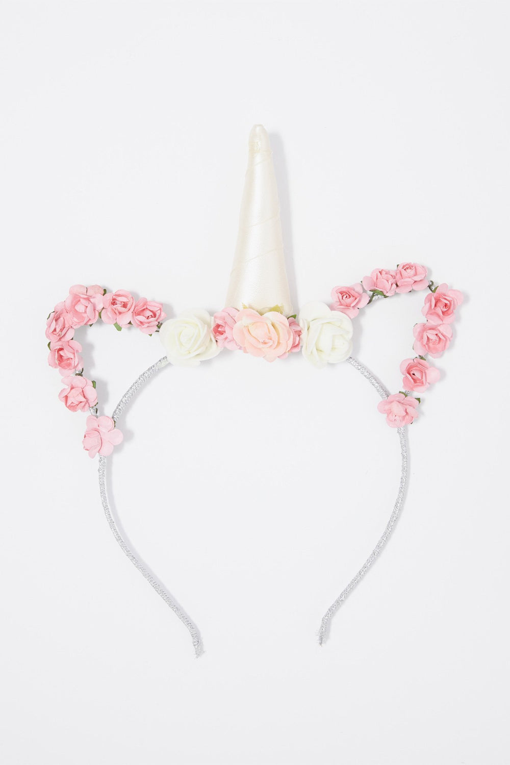 Women Bandeau fleuri à motif de licornes avec oreilles de chat Varié