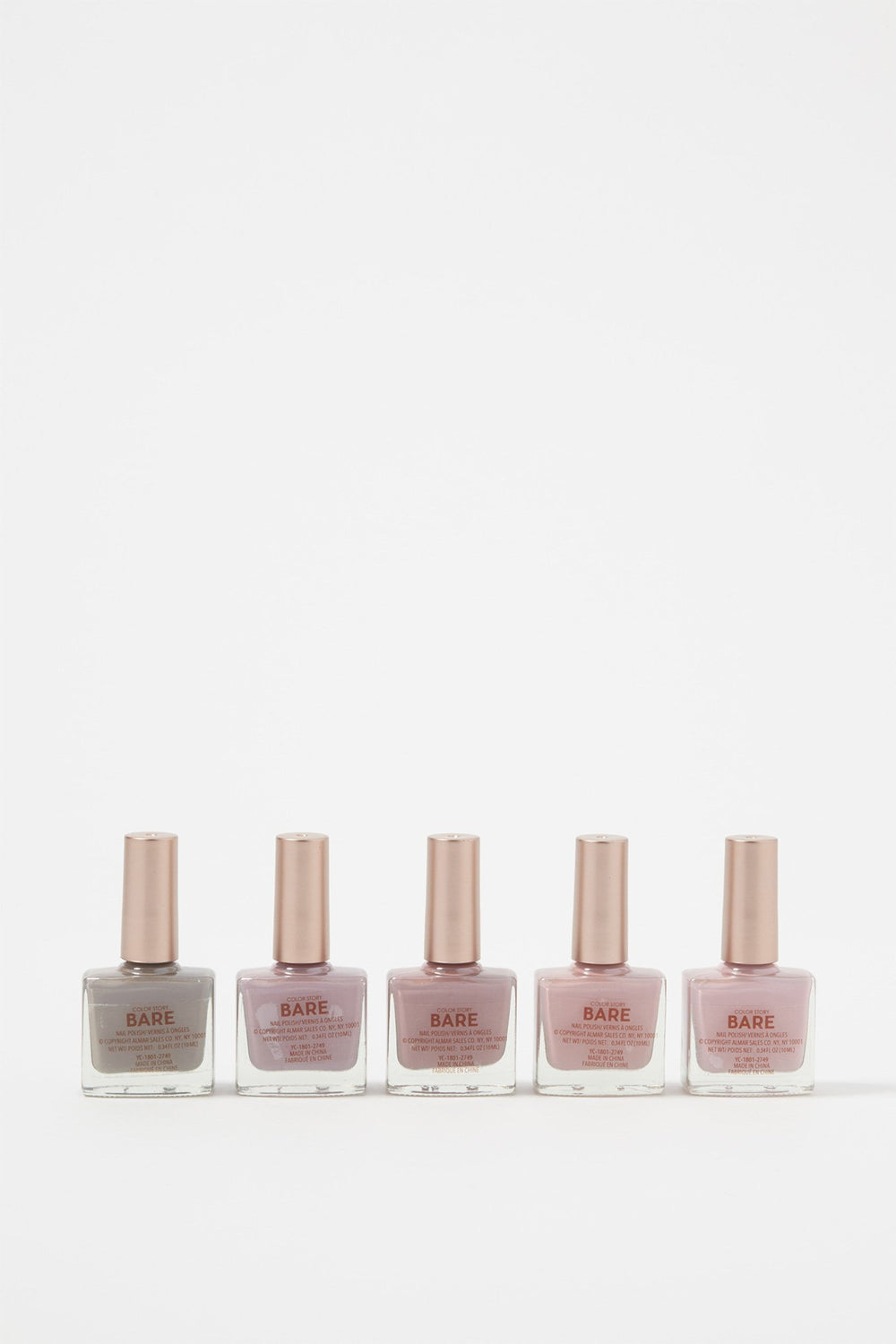 Women Ensemble de vernis à ongles Barely There (5 unités) Varié