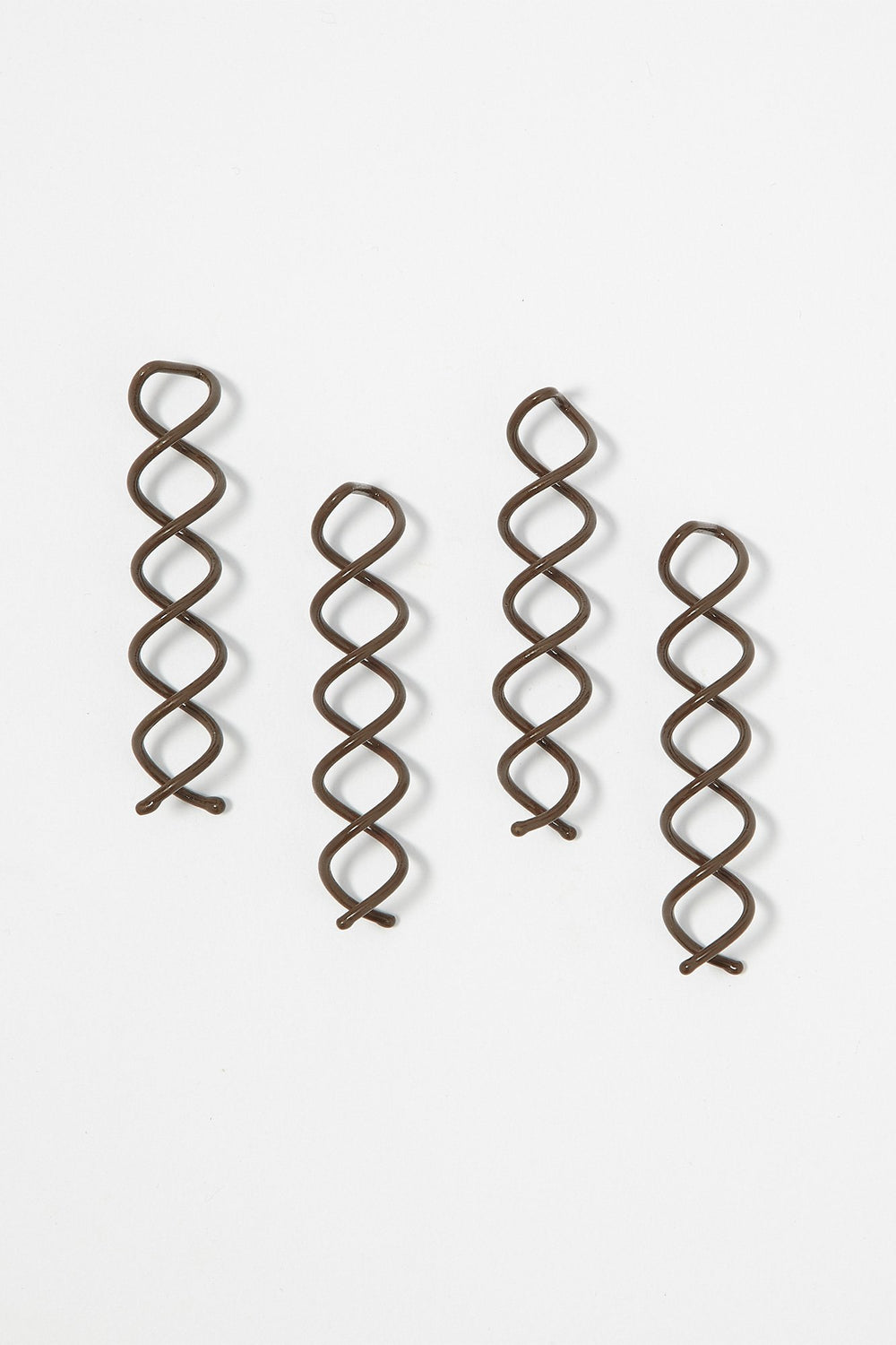 Women Pince à cheveux spirale métallique (4 unités) Varié