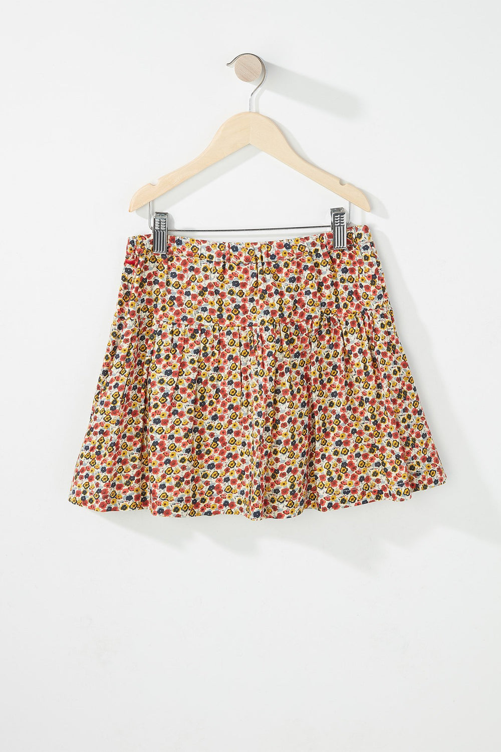 Kids Minijupe fleurie à taille coulissante pour fille Varié
