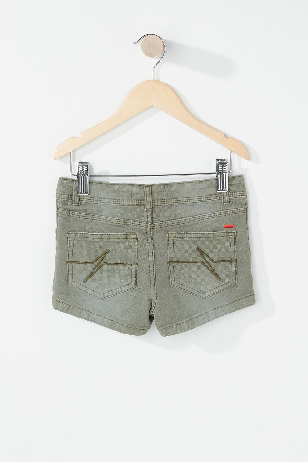 Kids Short en denim coloré pour fille Vert foncé