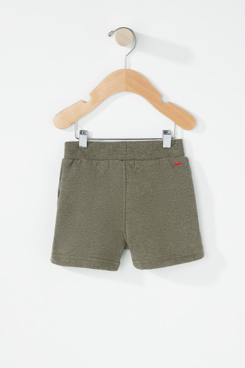 Kids Short en molleton à taille coulissante pour bébé garçon Vert foncé