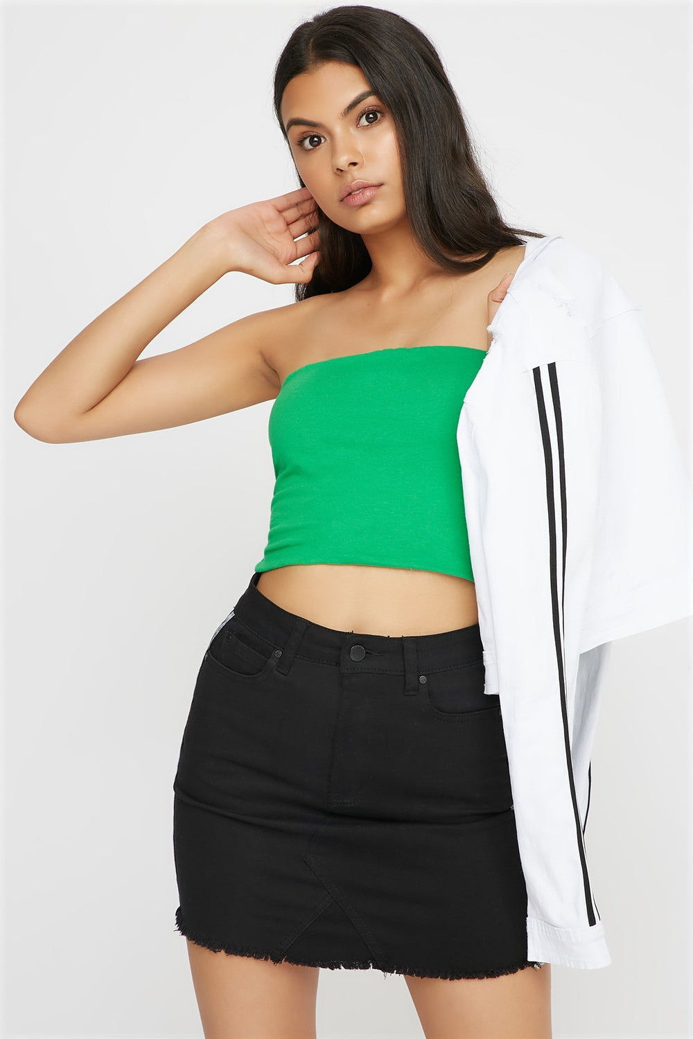 Women Bustier tubulaire de base Vert