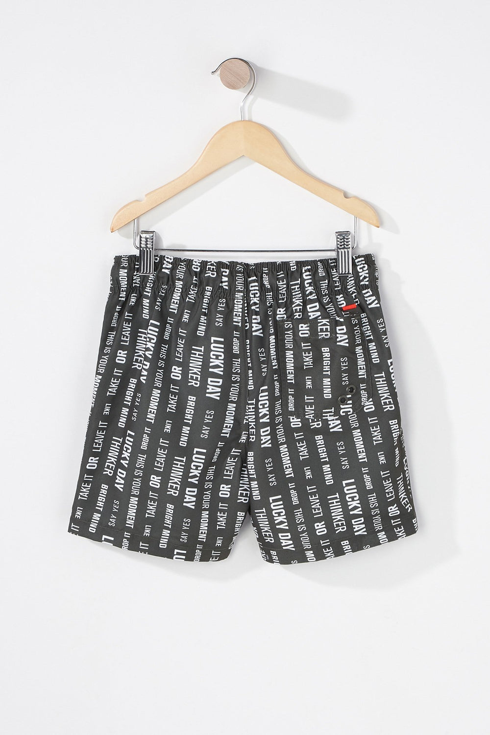 Kids Short de surfeur imprimé à taille coulissante pour garçon Vert