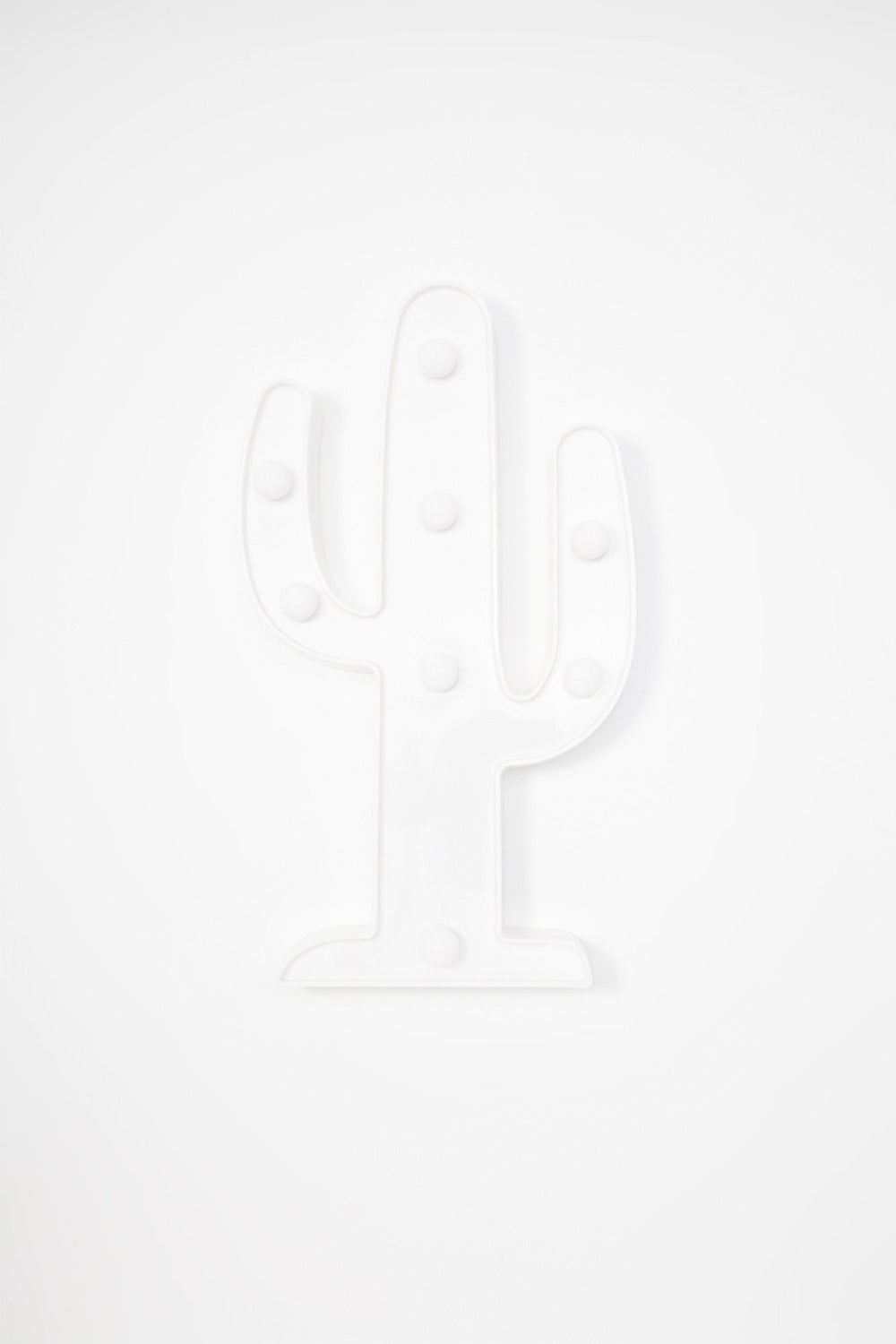 Women Cactus Marquee Light White