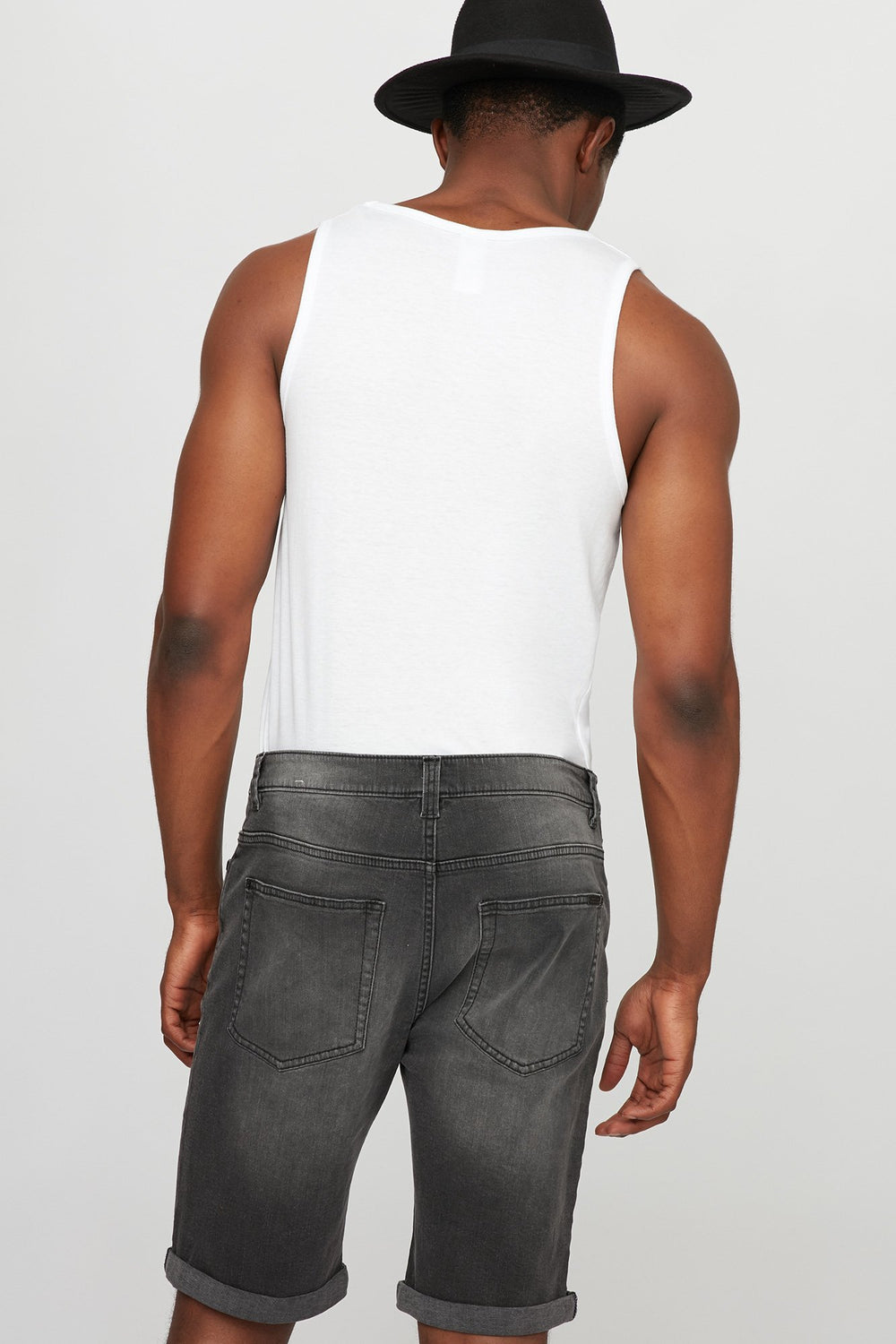 Men Paradise Beach Vibes Only Graphic Tank White