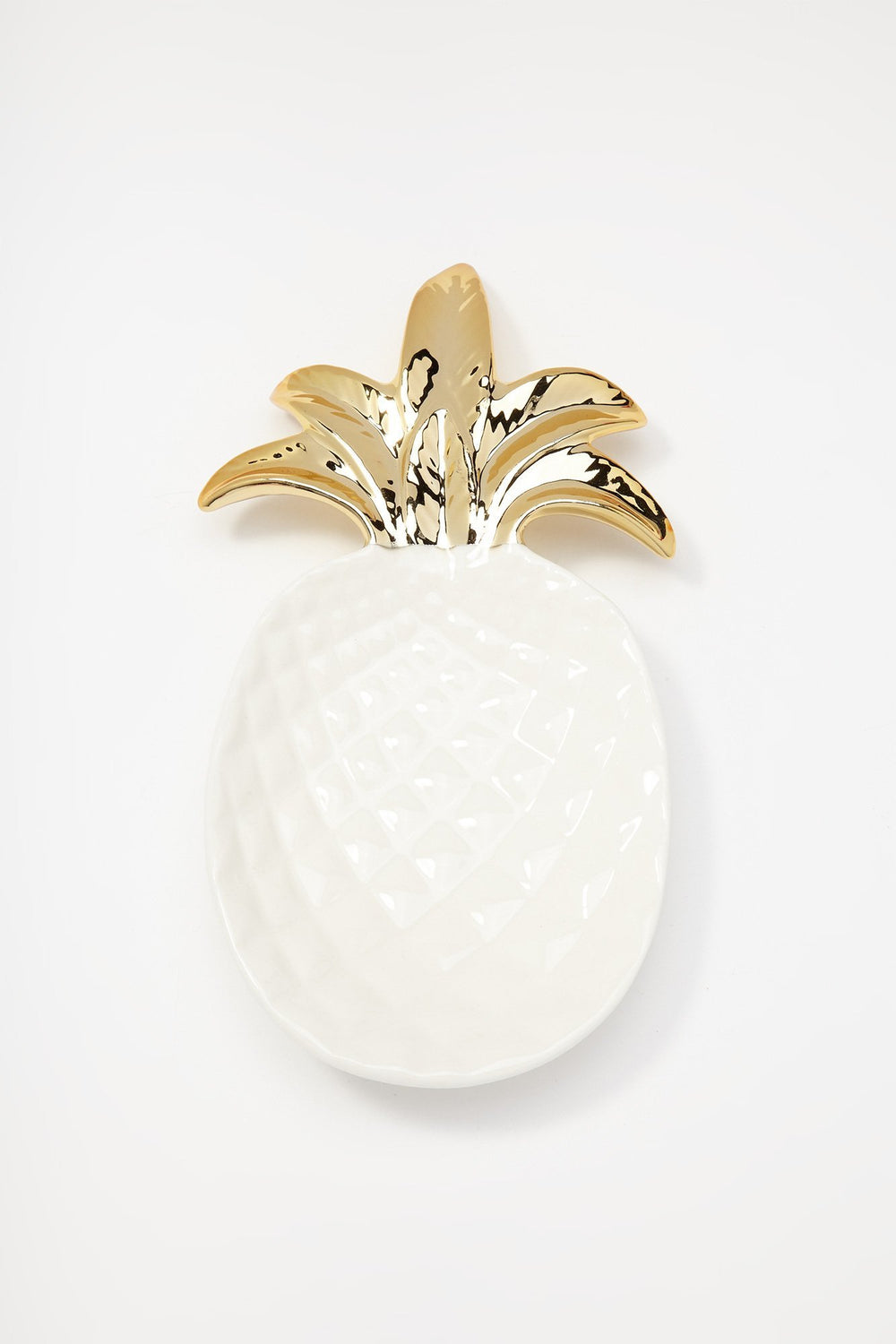 Women Pineapple Trinket Tray White