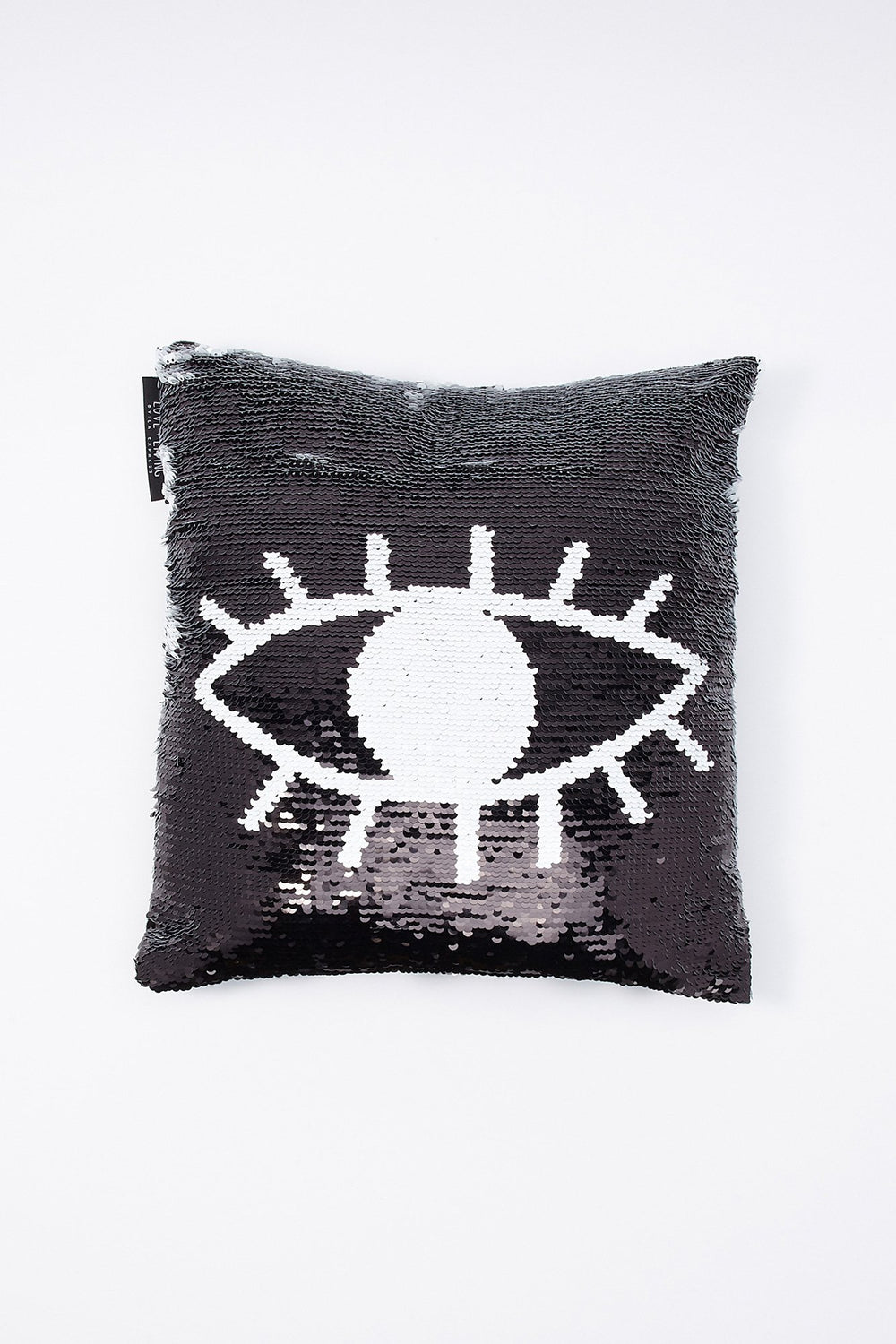 Women Reversible Sequins Eye Pillow White