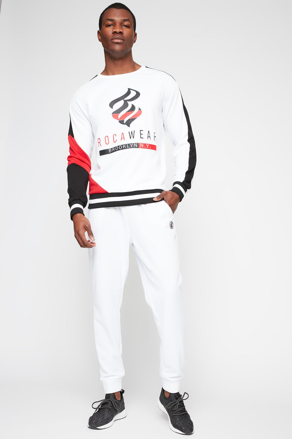 Men Rocawear Track Jogger White