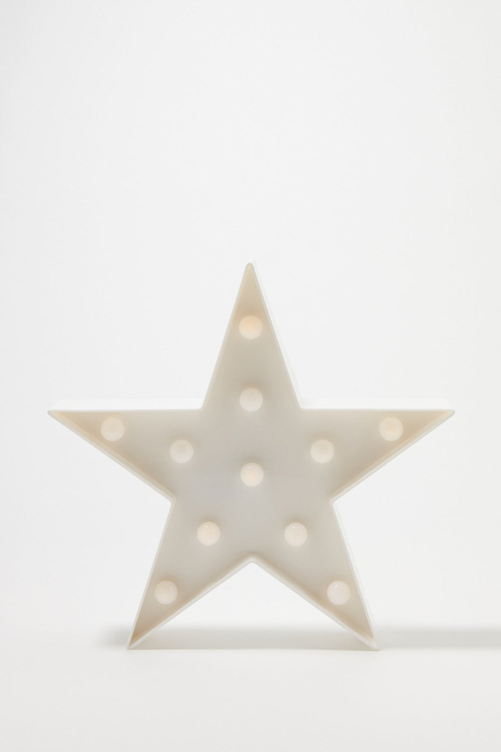 Women Star Marquee Light White