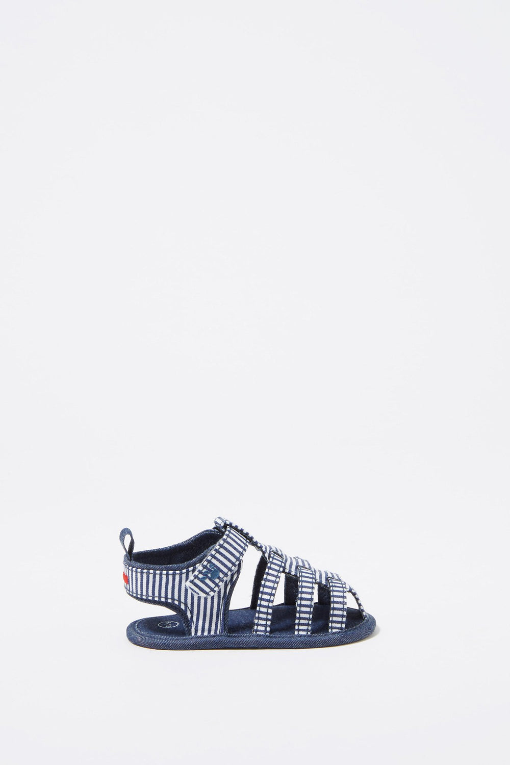 Kids Baby Boy Textured Gladiator Sandal White
