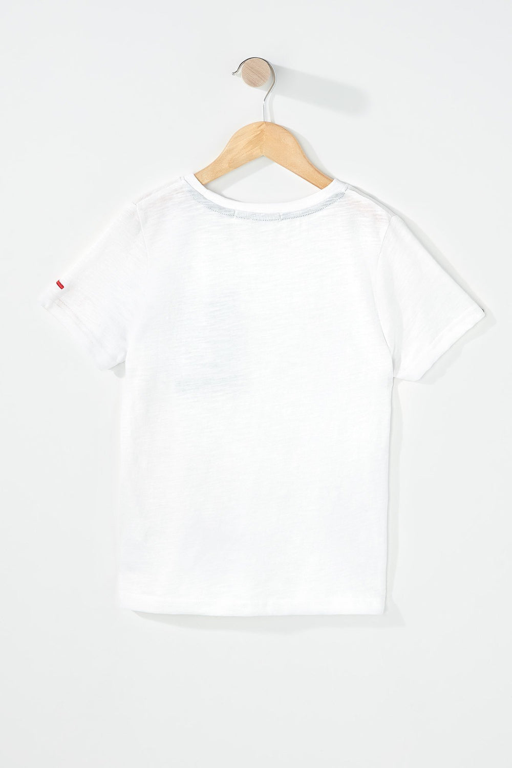 Kids Boys Denim Pocket Play The Game Graphic T-Shirt White