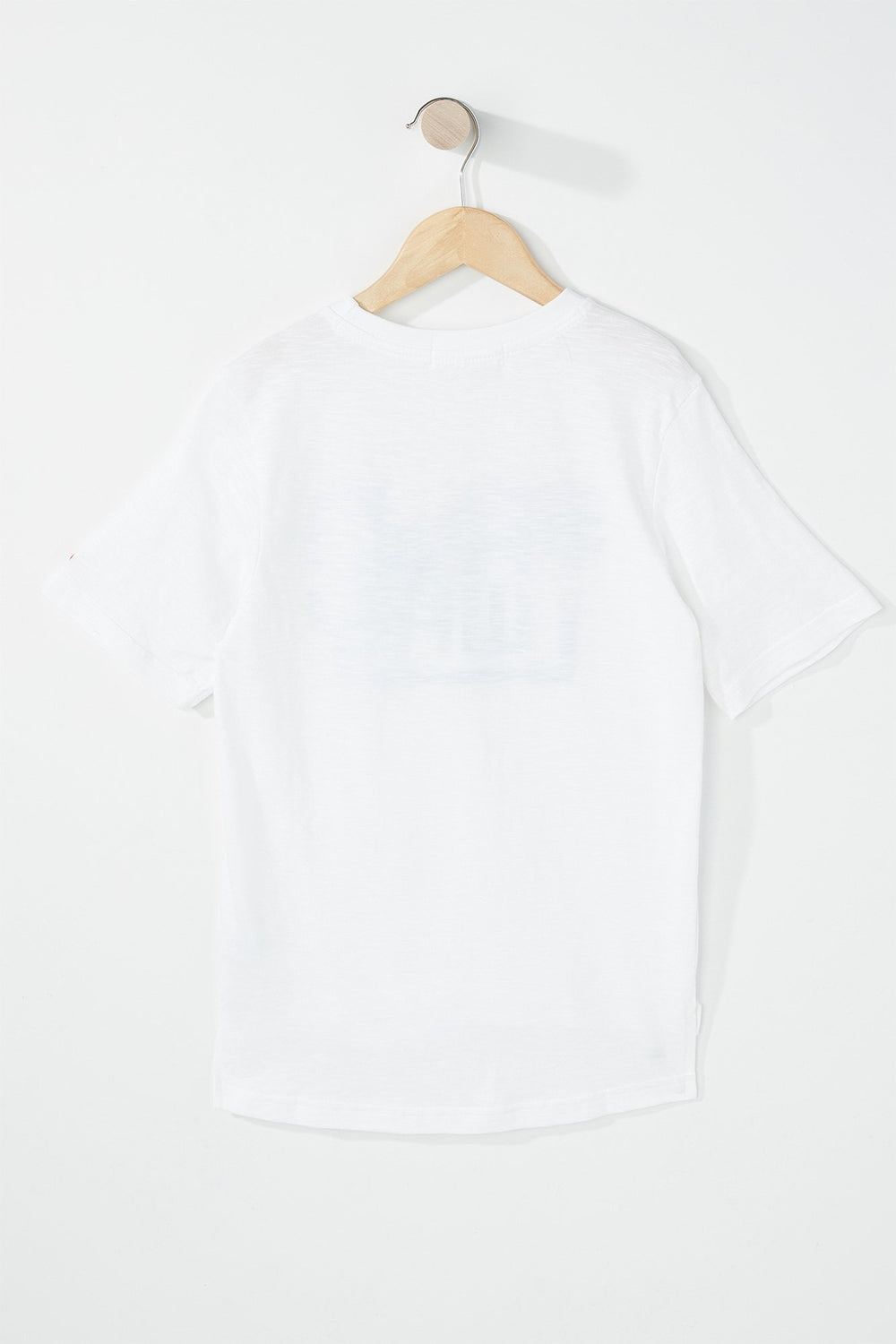 Kids Boys High-Low This Way Graphic T-Shirt White