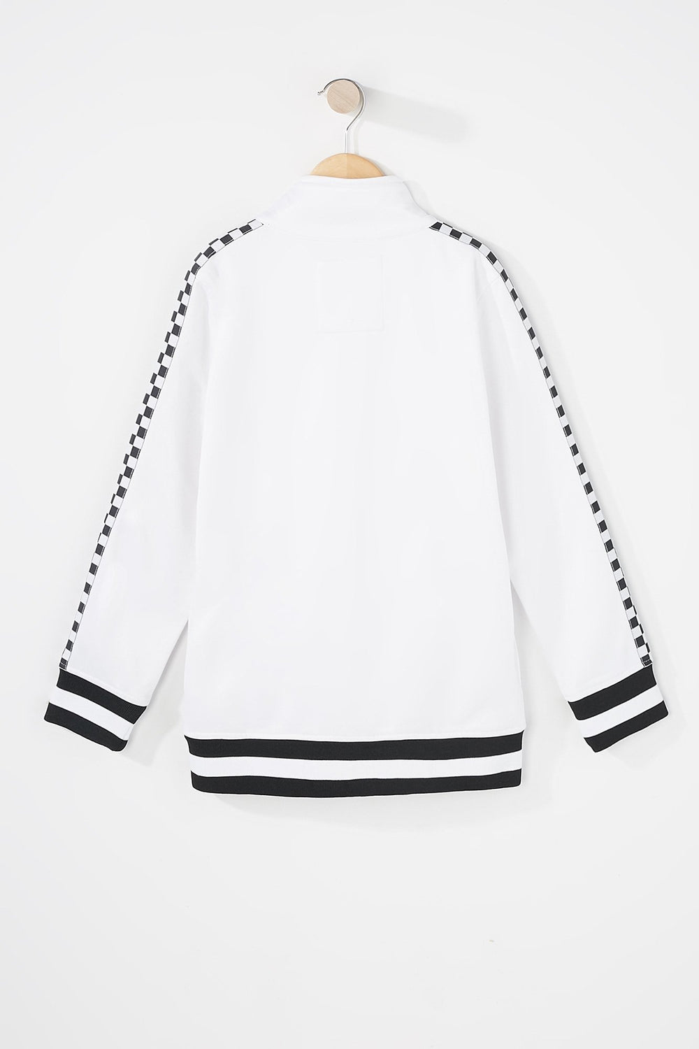 Kids Boys Rocawear Checkered Side Stripe Active Jacket White