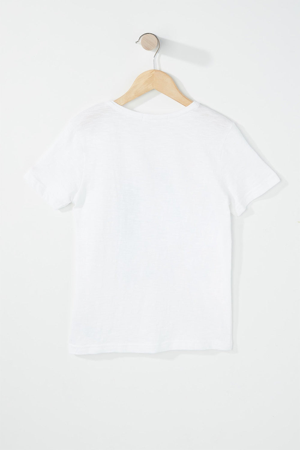 Kids Boys Wild N' Free Feather Graphic T-Shirt White