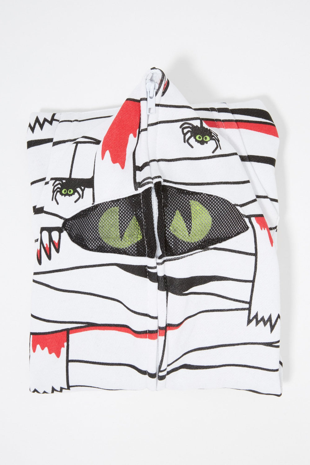 Kids Boys Zombie Peeper Hoodie White