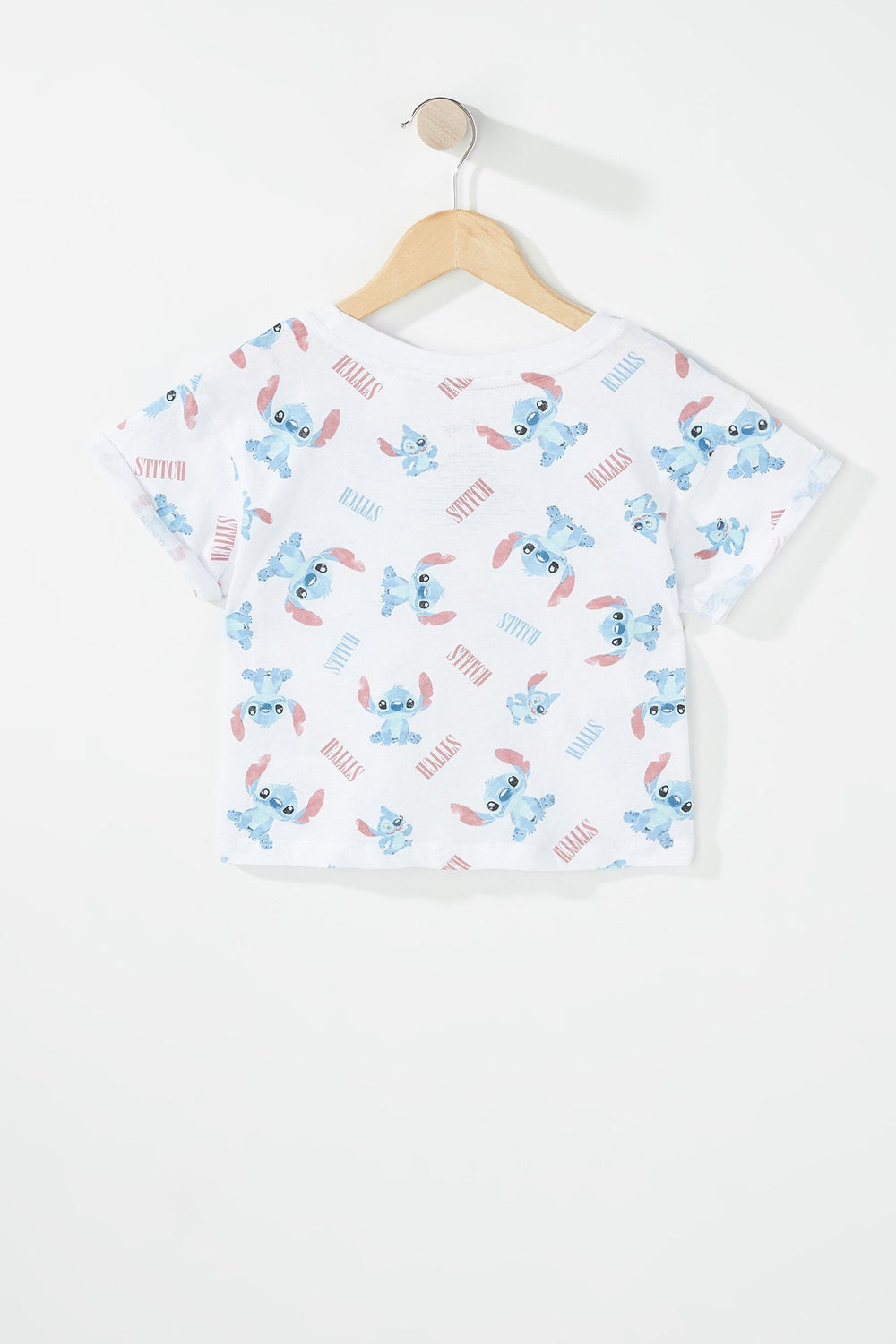 Kids Girls Lilo & Stitch Graphic T-Shirt White