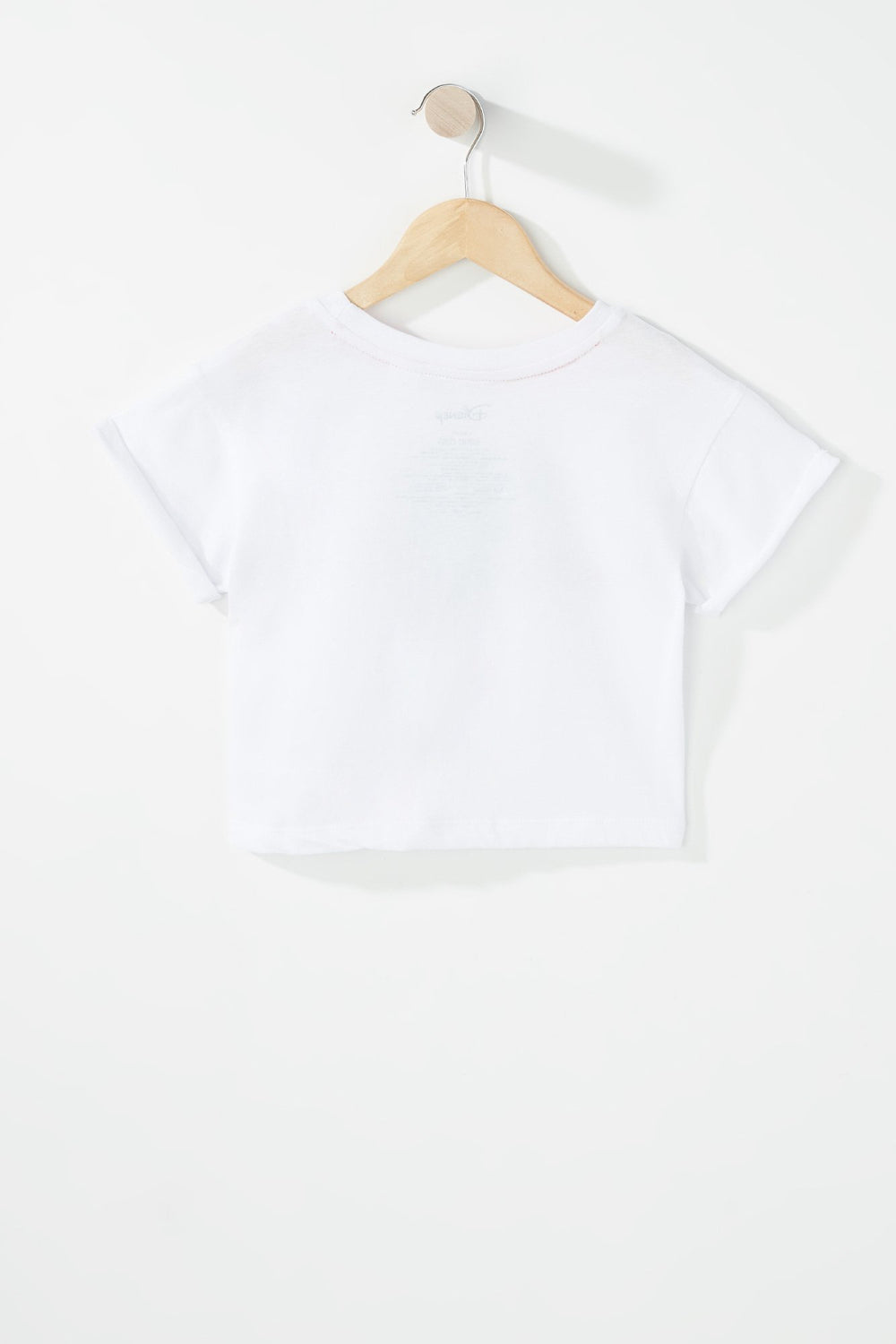 Kids Girls Mickey Mouse Graphic T-Shirt White