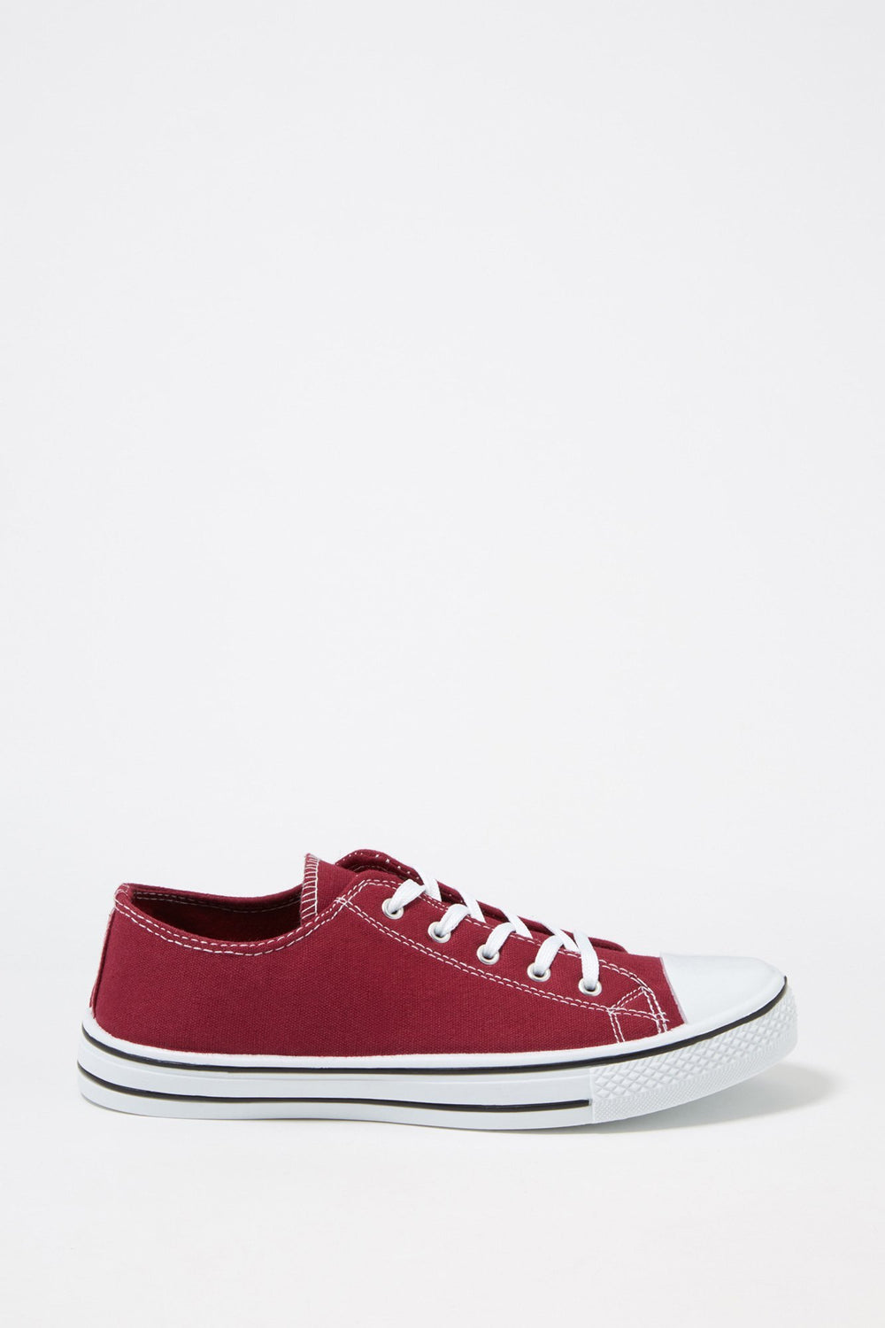Women Original Canvas Lace-Up Sneaker Wine