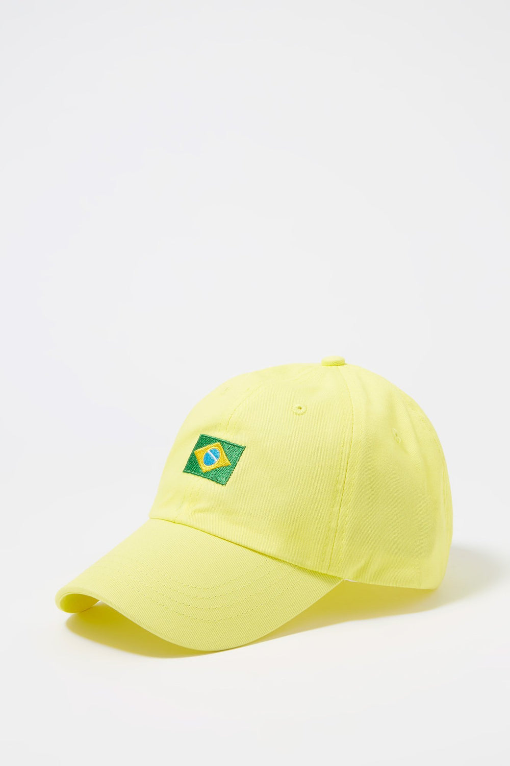 Women Embroidered World Cup Dad Cap Yellow