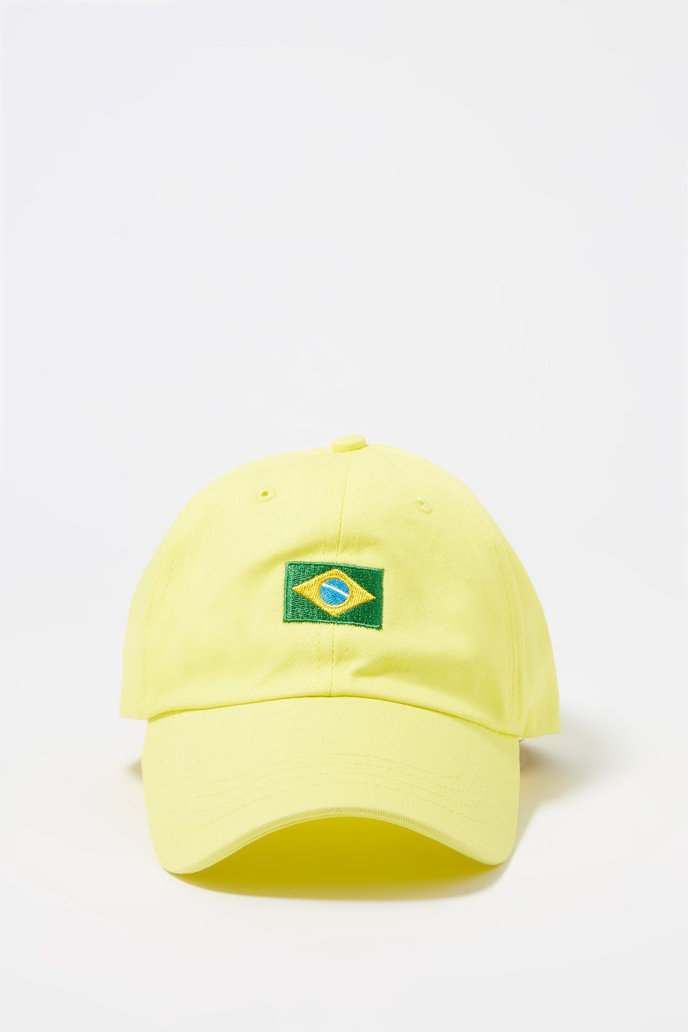Women Embroidered World Cup Dad Cap Yellow