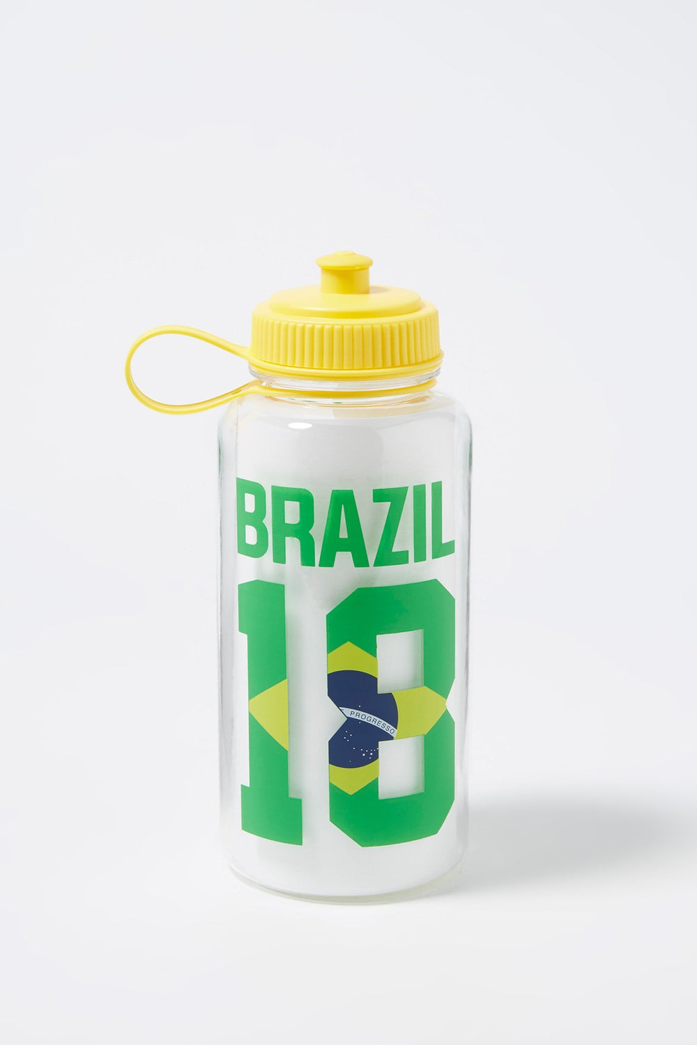 Women World Cup Graphic Water Bottle Yellow