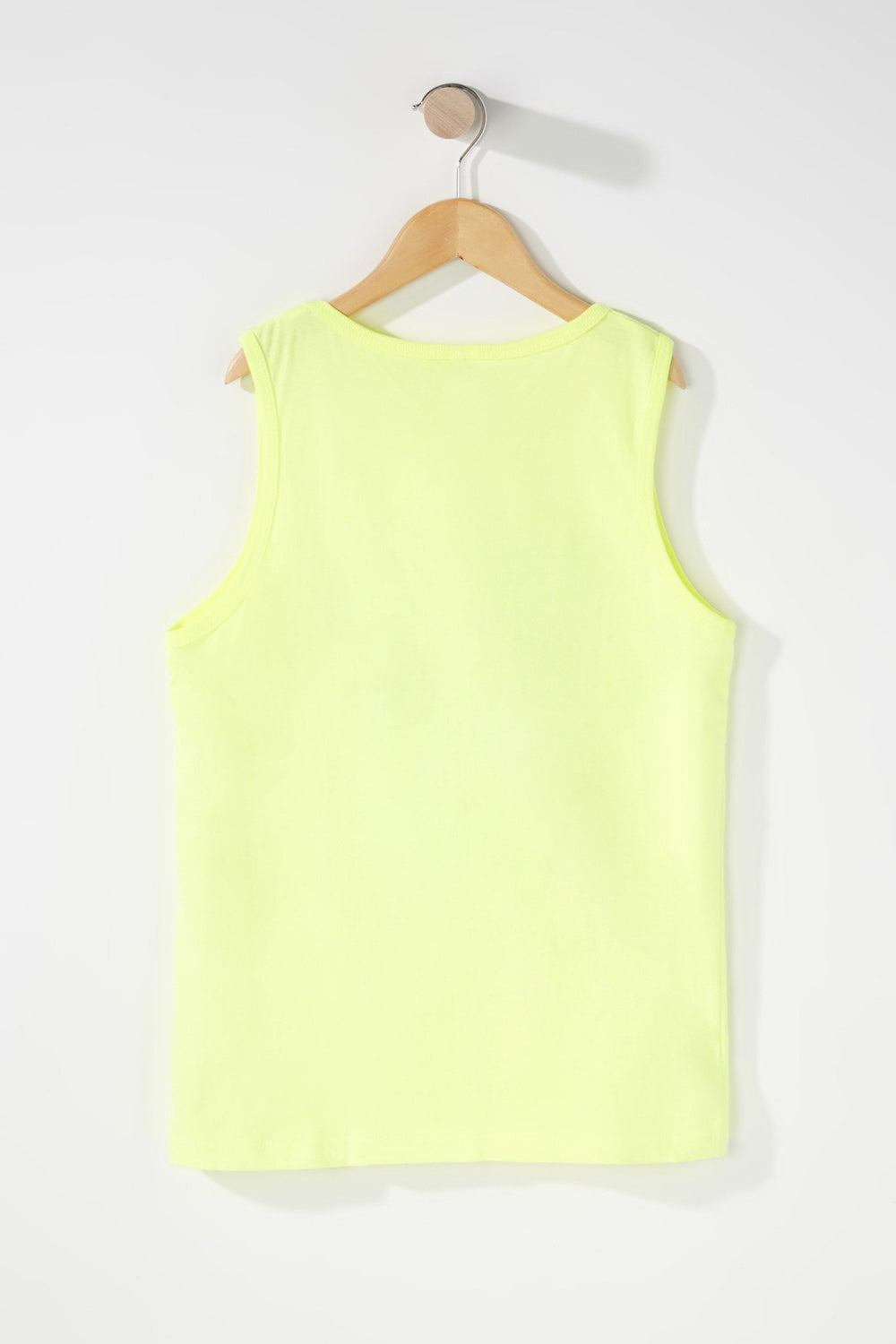 Kids Boys Flexed & Sleeves Fell Off Graphic Tank Yellow
